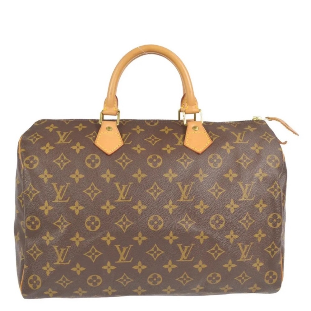 GREAT CONDITION! Authentic Louis Vuitton Speedy 35 Shoulder Bag Tote Handbag - Picture 1 of 14
